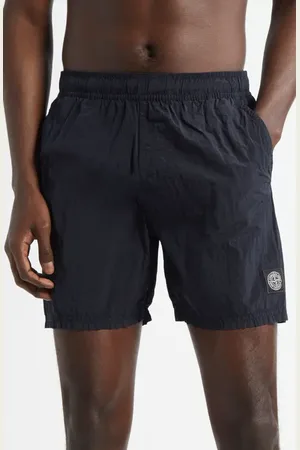 Stone Island Compass Logo Patch Swim Trunks in at Nordstrom, Size Small
