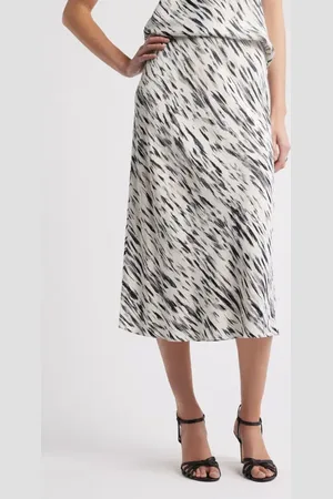 Nordstrom Bias Cut Satin Skirt in at , Size X-Large
