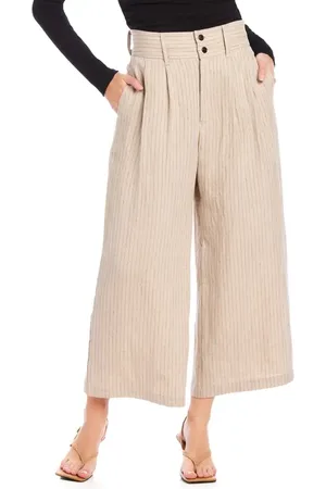 Fifteen Twenty Sadie Pinstripe Linen Pants in at Nordstrom, Size Small