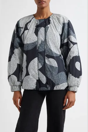 Marimekko Silmu Unikko Floral Insulated Coat in at Nordstrom, Size Small