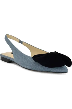 Nine West Junnie Pointed Toe Slingback Flat in at Nordstrom, Size 6
