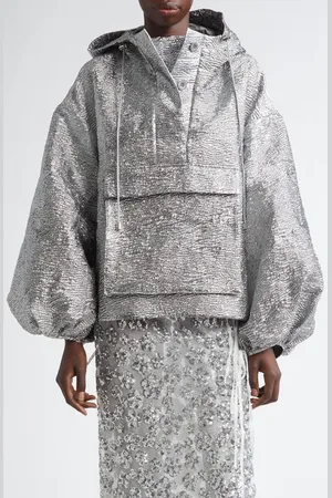 Cecilie Bahnsen Orion Metallic Matelass?? Anorak in at Nordstrom, Size 2 Us