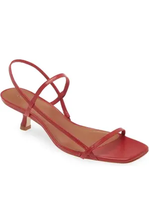 Reformation Serenity Bare Kitten Heel Sandal in at Nordstrom, Size 5.5