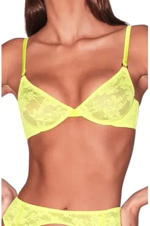 FLEUR DU MAL Le Stretch Lace Demi Bra in at Nordstrom, Size 30F