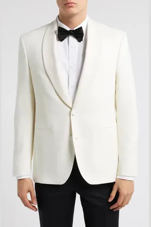 Jack Victor Ethan Stretch Wool Dinner Jacket in at Nordstrom, Size 40 Long
