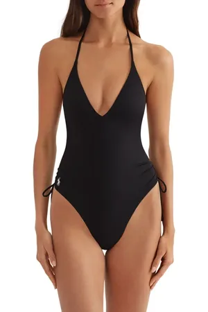 Ralph Lauren Ruched One-Piece Swimsuit in at Nordstrom, Size X-Small