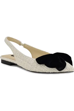 Nine West Junnie Pointed Toe Slingback Flat in at Nordstrom, Size 7.5