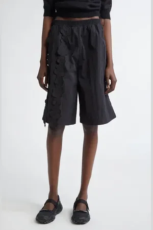 Cecilie Bahnsen Angel Floral Appliqu?? Taffeta A-Line Shorts in at Nordstrom, Size 2 Us