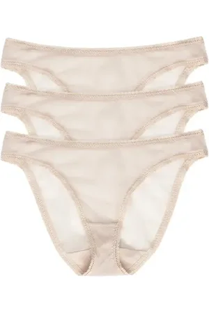 On Gossamer 3-Pack Mesh Hip Bikinis in at Nordstrom, Size Small