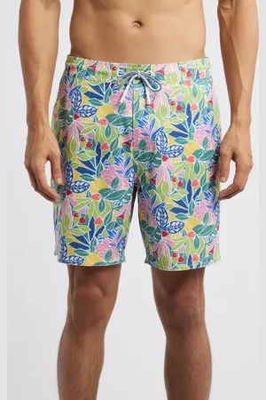 Johnnie-o Zest 7-Inch Floral Swim Trunks in at Nordstrom, Size Small