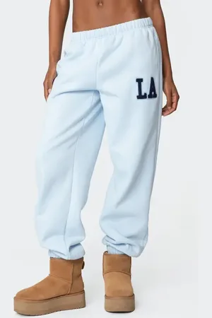 Edikted LA Love Relaxed Fit Sweatpants in at Nordstrom, Size Small