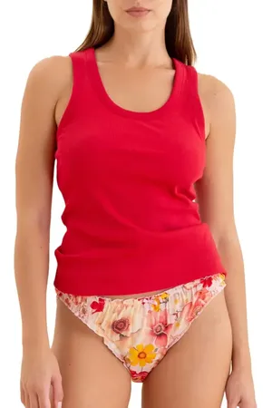 Papinelle Milla Rib Shelf Bra Tank in at Nordstrom, Size Small