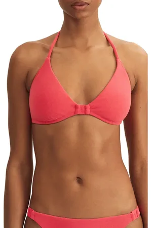 Ralph Lauren Logo Triangle Bikini Top in at Nordstrom, Size Large