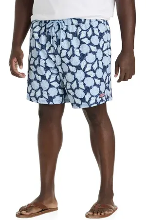 Vineyard Vines Big & Tall Seashell Chappy Swim Trunks in at Nordstrom, Size 4X Big