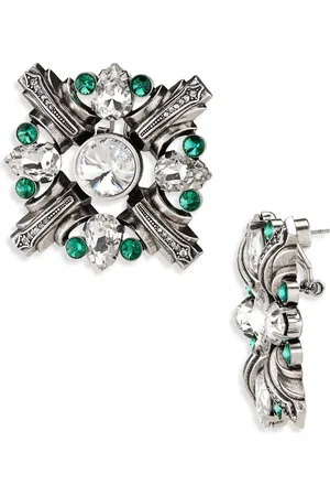 AREA Crystal Brooch Earrings in at Nordstrom