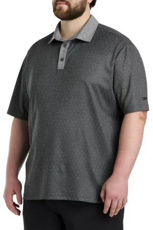 Reebok Big & Tall Performance Diamond Print Polo Shirt in at Nordstrom, Size 2X Big
