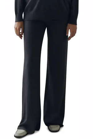 MANGO Wide Leg Knit Pants in at Nordstrom, Size Small
