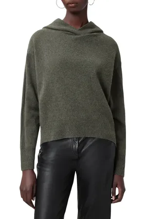 AllSaints Irina Cashmere & Wool Hoodie in at Nordstrom, Size Medium