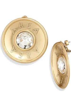 AREA Crystal Button Stud Earrings in at Nordstrom