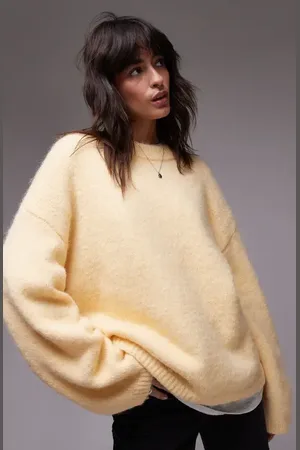 Topshop Oversize Boxy Fluffy Sweater in at Nordstrom, Size Small