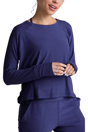 Beyond Yoga Featherweight Long Sleeve T-Shirt in at Nordstrom, Size Medium