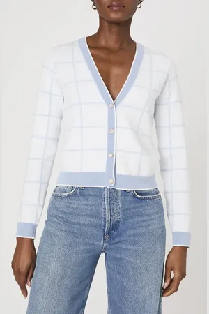 French Connection Check Cardigan in at Nordstrom, Size X-Small
