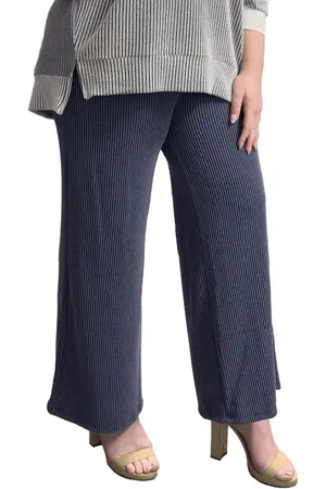 Standards & Practices Texture Wide Leg Ankle Pants in at Nordstrom, Size 1X