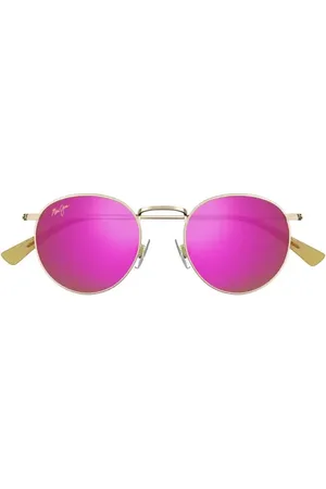 Maui Jim Pukaua 50mm Small Polarized Round Sunglasses in at Nordstrom