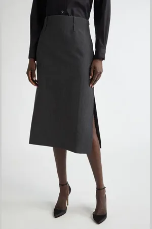 ST. JOHN Pinstripe Luxe Suiting Skirt in at Nordstrom, Size 0