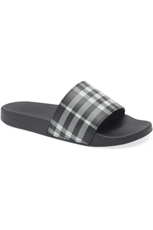 Burberry Furley Check Slide Sandal in at Nordstrom, Size 12Us