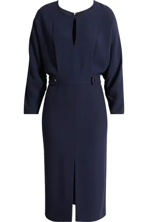 HUGO BOSS Ditela Mixed Media Dress in at Nordstrom, Size 14