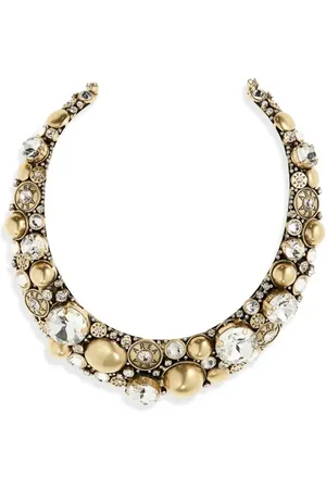 AREA Crystal Cluster Button Choker in at Nordstrom