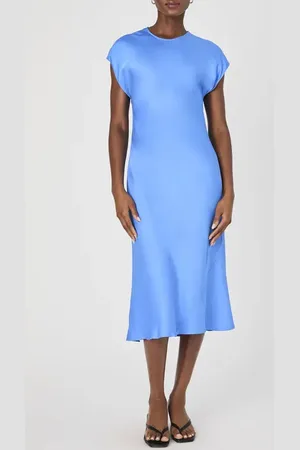 French Connection Ennis Satin Midi Dress in at Nordstrom, Size X-Small