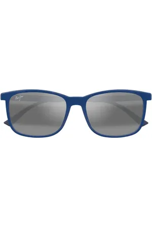 Maui Jim Hulili 57mm Polarized Rectangular Sunglasses in at Nordstrom