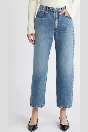 Frame The Hang High Waist Ankle Straight Leg Jeans in at Nordstrom, Size 28