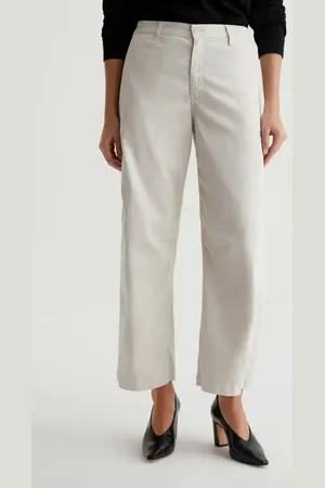 AG Fiona Ankle Barrel Leg Chinos in at Nordstrom, Size 31