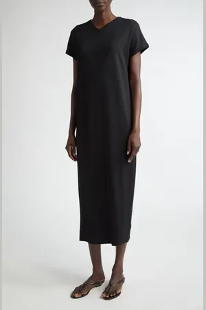 Khaite Verda Milano Jersey Midi T-Shirt Dress in at Nordstrom, Size X-Large