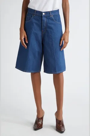 haikure Becky Wide Leg Denim Shorts in at Nordstrom, Size 23