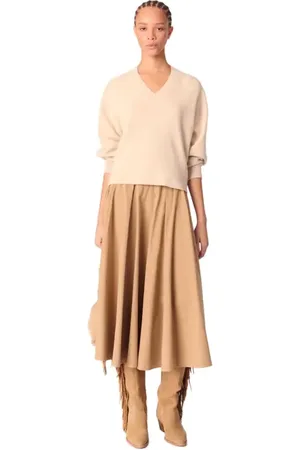 Maje Wool blend V-neck sweater in at Nordstrom, Size X-Small