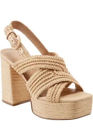 MARC FISHER Caddy Platform Sandal in at Nordstrom, Size 8