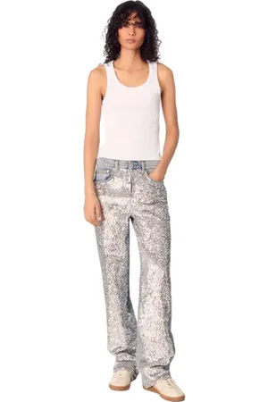Maje Sequinned jeans in at Nordstrom, Size 42 Eu