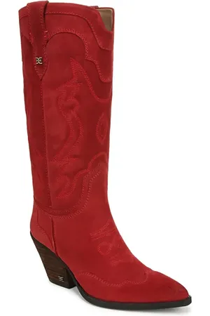 Sam Edelman James Pointed Toe Western Boot in at Nordstrom, Size 8 Regular Calf