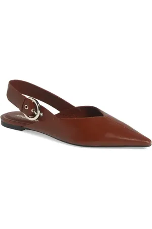Jeffrey Campbell Scone Slingback Pointed Toe Flat in at Nordstrom, Size 5
