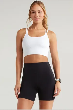 Zella Seamless Strappy Sports Bra in at Nordstrom, Size X-Large