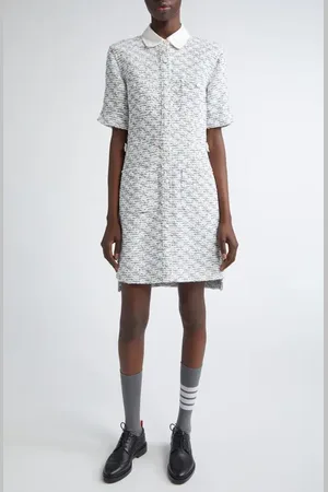 Thom Browne Tweed Sheath Dress in at Nordstrom, Size 4 Us