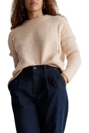 Madewell Havener Cable Pullover Sweater in at Nordstrom, Size Xx-Small