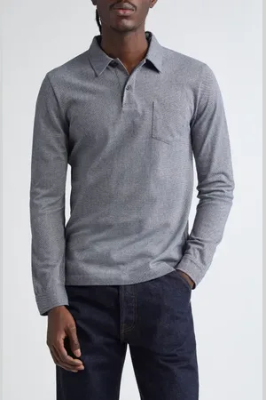 Sunspel Riviera Supima?? Cotton Piqu?? Polo in at Nordstrom, Size Small