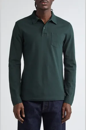Sunspel Riviera Supima?? Cotton Piqu?? Polo in at Nordstrom, Size Small