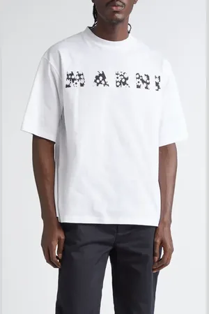 Marni Pop Fields Logo Graphic T-Shirt in at Nordstrom, Size 38 Us
