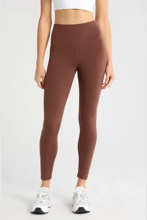 Zella Studio Luxe High Waist 7/8 Leggings in at Nordstrom, Size X-Large
